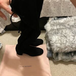 Stuart Weitzman Black Over the Knee Boots